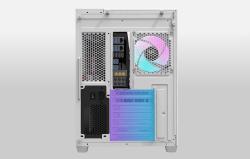Darkflash Počítačová skříň TH285 se 4 ventilátory (bílá)
