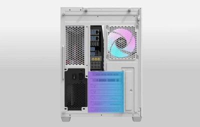 Darkflash Počítačová skříň TH285 se 4 ventilátory (bílá)