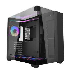 Darkflash Počítačová skříň TH285 se 4 ventilátory (černá)