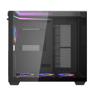 Darkflash Počítačová skříň TH285 se 4 ventilátory (černá)