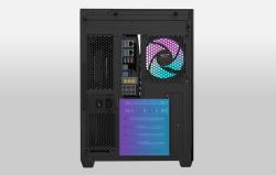 Darkflash Počítačová skříň TH285 se 4 ventilátory (černá)