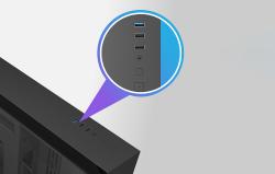 Darkflash Počítačová skříň TH285 se 4 ventilátory (černá)