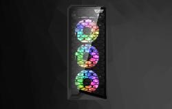 Darkflash Počítačová skříň Water Square 5 (černá)