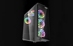 Darkflash Počítačová skříň Water Square 5 (černá)