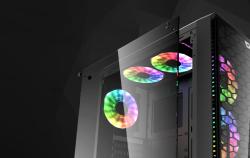 Darkflash Počítačová skříň Water Square 5 (černá)