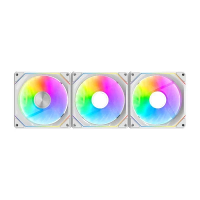 Darkflash Gauss G24 3 v 1 bílé počítačové ventilátory