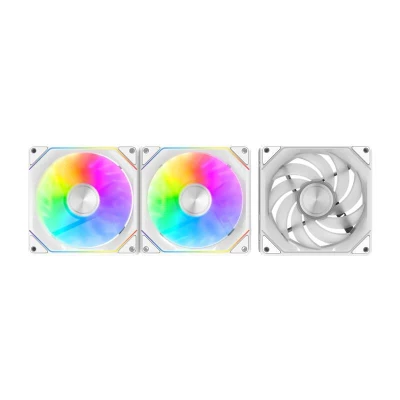 Darkflash Gauss G24 3 v 1 bílé počítačové ventilátory