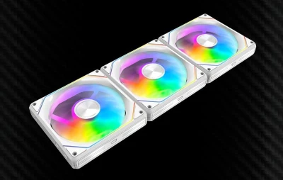 Darkflash Gauss G24 3 v 1 bílé počítačové ventilátory