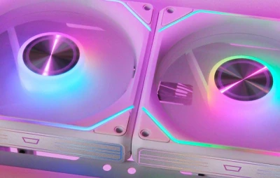 Darkflash Gauss G24 3 v 1 bílé počítačové ventilátory