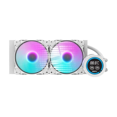 Darkflash DN-D240 White 240mm ARGB vodní chladič procesoru