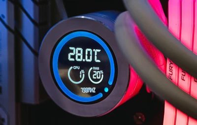 Darkflash DN-D360 bílý vodní chladič procesoru