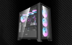 Darkflash Prosklená počítačová skříň DRX90 (černá)