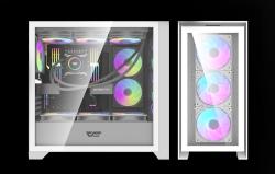 Darkflash Skleněná počítačová skříň DRX90 (bílá)