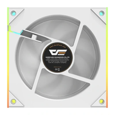 Darkflash DM8 LINE bílý chladicí ventilátor do PC skříně