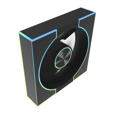 darkFlash DM8 LINE černý PWM ARGB ventilátor