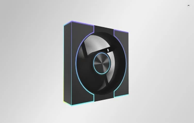 darkFlash DM8 LINE černý PWM ARGB ventilátor