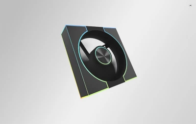 darkFlash DM8 LINE černý PWM ARGB ventilátor