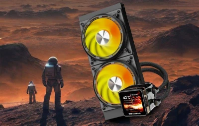 DarkFlash Explore DE240 černé vodní chlazení CPU