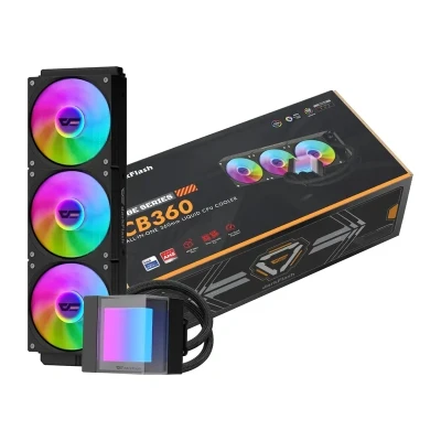 Darkflash CB360 černý vodní chladič procesoru