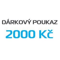 Dárkový poukaz na nákup v hodnotě 2000 Kč