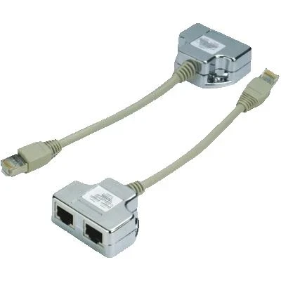 DATACOM "Y" adaptér STP CAT5E PC / PC+PC DATACOM "Y" adaptér STP CAT5E PC / PC+PC