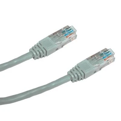 DATACOM Patch cord UTP CAT6 10m šedý DATACOM Patch cord UTP CAT6 10m šedý