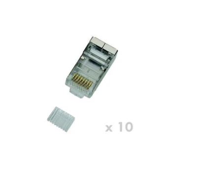 DATACOM Plug STP CAT6 8p8c- RJ45 drát (10ks) DATACOM Plug STP CAT6 8p8c- RJ45 drát (10ks)