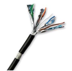DATACOM S/FTP drát CAT7 PE,Fca 100m, plášť černý OUTDOOR DATACOM S/FTP drát CAT7 PE,Fca 100m, plášť černý OUTDOOR