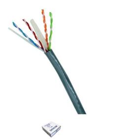 DATACOM UTP drát CAT6 PVC,Eca 100m šedý - metráž DATACOM UTP drát CAT6 PVC,Eca 100m šedý - metráž