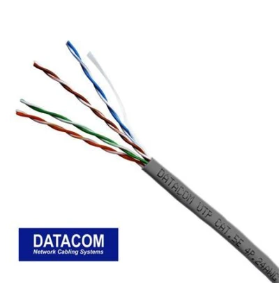 DATACOM UTP flex, Cat.5e PVC,šedý, 100m, lanko DATACOM UTP flex, Cat.5e PVC,šedý, 100m, lanko