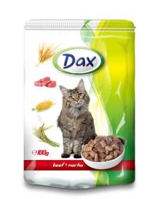Dax Cat hovězí, kapsička 100 g (bal. 24 ks) Dax Cat hovězí, kapsička 100 g (bal. 24 ks)