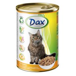 Dax Cat kousky drůbeží, konzerva 415 g (bal. 24 ks) Dax Cat kousky drůbeží, konzerva 415 g (bal. 24 ks)