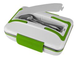 De Gusto Ohřívací box na jídlo WARMY 12V/230V - zelená