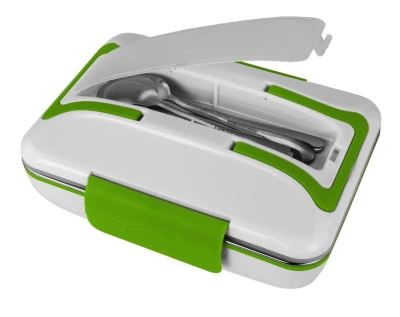 De Gusto Ohřívací box na jídlo WARMY 12V/230V - zelená
