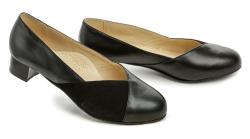 De plus 9818-K-3060 černé dámské nadměrné lodičky šíře K