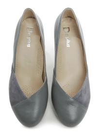 De plus 9818-K-4010 sivé dámske nadmerné lodičky šírka K