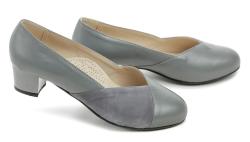 De plus 9818-K-4010 sivé dámske nadmerné lodičky šírka K