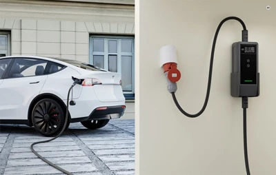 DEPOW deM2D11B15A_DL 11 kW přenosná nabíjecí stanice pro elektromobily s kabelem 15 m