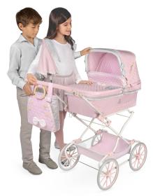 Decuevas Kočárek Reborn 2025 skládací s taškou pro panenku miminko