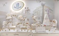 Decuevas Kočárek Reborn Verona se slunečníkem pro panenku miminko