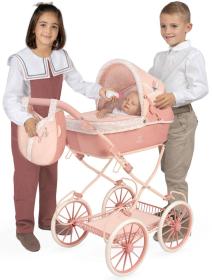 Decuevas Kočárek Tulipe 2025 skládací s taškou pro panenku miminko
