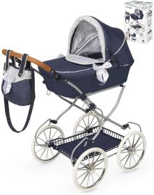 Decuevas Kočárek Vintage 2025 skládací s taškou pro panenku miminko