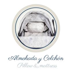 Decuevas Kočárek Vintage 2025 skládací s taškou pro panenku miminko