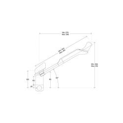 Deda Elementi Deda Fast-pro Shimano Carbon 410mm 31.7mm nástavce