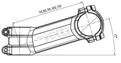 Deda Elementi Deda Zero 17° představec