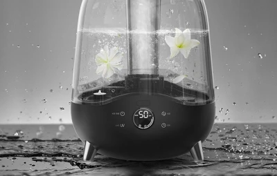 Deerma F327W černo-průhledný ultrazvukový zvlhčovač vzduchu