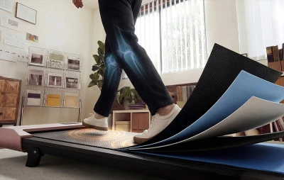DeerRun Q2 Urban Plus růžový elektrický běžecký pás
