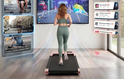 DeerRun Q2 Urban růžový elektrický běžecký pás