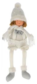 Dekorace Dívka/chlapec 45cm BÍ/STŘ mix