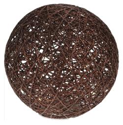 Dekorace Koule 20cm, kov., 20LED, s časovačem HN